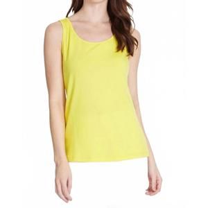 NEW MULTIPLES double scoop neck tank top in sun
